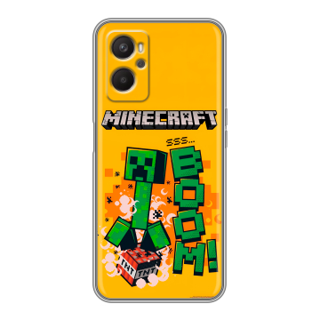 Силиконовый чехол на OPPO A36 с принтом Майнкрафт Minecraft Силиконовый чехол на OPPO A36 с принтом Майнкрафт Minecraft