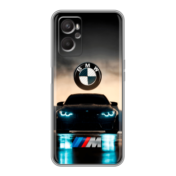 Силиконовый чехол на OPPO A36 с принтом БМВ BMW