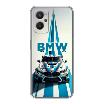 Силиконовый чехол на OPPO A36 с принтом БМВ BMW Силиконовый чехол на OPPO A36 с принтом БМВ BMW