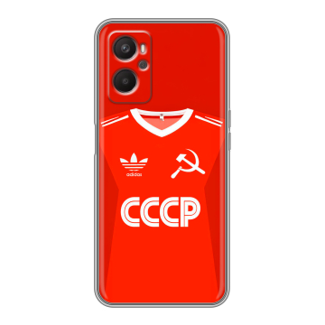 Силиконовый чехол на OPPO A36 с принтом Флаг Герб СССР Силиконовый чехол на OPPO A36 с принтом Флаг Герб СССР