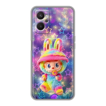 Силиконовый чехол на OPPO A36 с принтом Labubu Лабубу Силиконовый чехол на OPPO A36 с принтом Labubu Лабубу