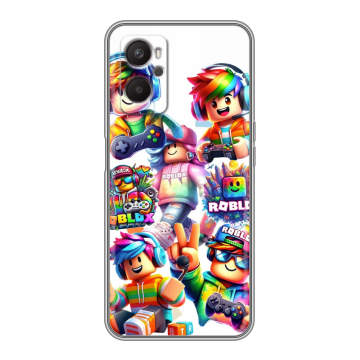 Силиконовый чехол на OPPO A36 с принтом Roblox Роблокс Силиконовый чехол на OPPO A36 с принтом Roblox Роблокс