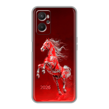 Силиконовый чехол на OPPO A36 с принтом Новый год Силиконовый чехол на OPPO A36 с принтом Новый год