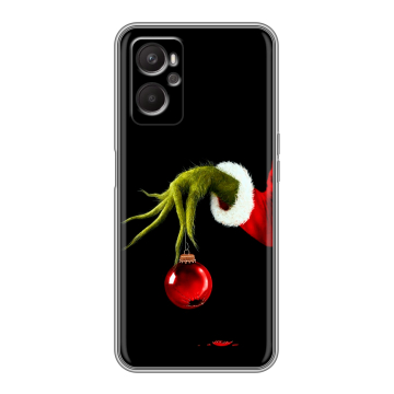 Силиконовый чехол на OPPO A36 с принтом Новый год Гринч Силиконовый чехол на OPPO A36 с принтом Новый год Гринч