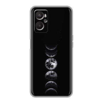 Силиконовый чехол на OPPO A36 с принтом женский