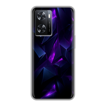 Силиконовый чехол на OPPO A57 с принтом Абстракиция