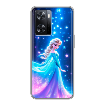 Силиконовый чехол на OPPO A57 с принтом Холодное сердце Frozen Силиконовый чехол на OPPO A57 с принтом Холодное сердце Frozen