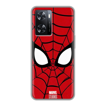Силиконовый чехол на OPPO A77 с принтом человек паук spiderman