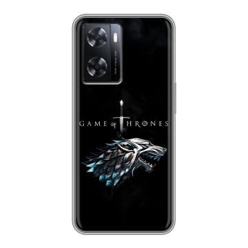 Силиконовый чехол на OPPO A77 с принтом Игра Престолов Game Thrones