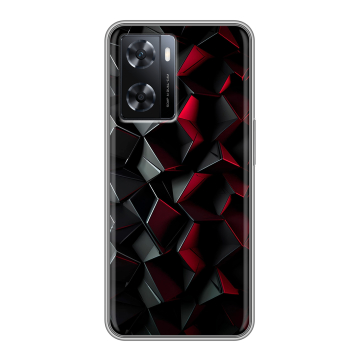 Силиконовый чехол на OPPO A77s с принтом Абстракция Силиконовый чехол на OPPO A77s с принтом Абстракция