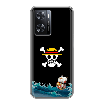 Силиконовый чехол на OPPO A77s с принтом One Piece Ван Пис Силиконовый чехол на OPPO A77s с принтом One Piece Ван Пис
