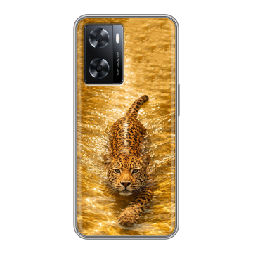 Силиконовый чехол на OPPO A77s с принтом женский Силиконовый чехол на OPPO A77s с принтом женский