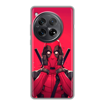 Силиконовый чехол на OnePlus 12 с принтом Дедпул Deadpool