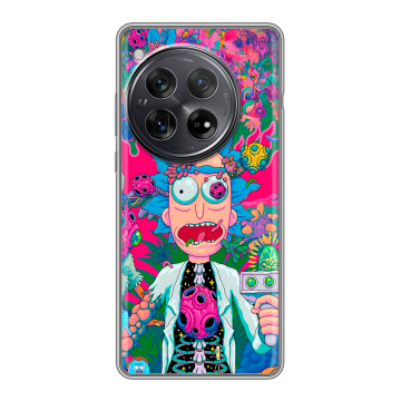Силиконовый чехол на OnePlus 12 с принтом Рик и Морти Rick Morty