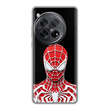 Силиконовый чехол на OnePlus 12 с принтом человек паук spiderman