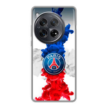 Силиконовый чехол на OnePlus 12 с принтом PSG ПСЖ Силиконовый чехол на OnePlus 12 с принтом PSG ПСЖ