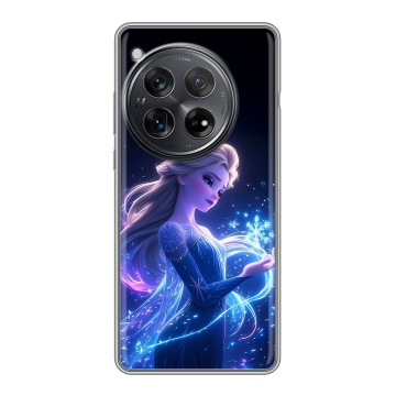 Силиконовый чехол на OnePlus 12 с принтом Холодное сердце Frozen