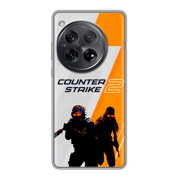 Силиконовый чехол на OnePlus 12 с принтом Counter Strike