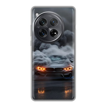 Силиконовый чехол на OnePlus 12 с принтом BMW БМВ