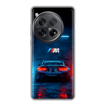 Силиконовый чехол на OnePlus 12 с принтом BMW БМВ