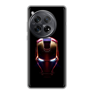 Силиконовый чехол на OnePlus 12 с принтом IronMan Железный человек