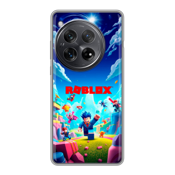 Силиконовый чехол на OnePlus 12 с принтом Roblox Роблокс