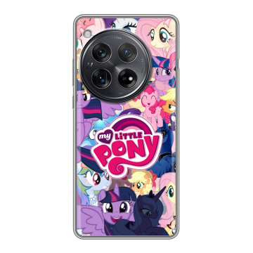 Силиконовый чехол на OnePlus 12 с принтом My little pony Дружба чудо Силиконовый чехол на OnePlus 12 с принтом My little pony Дружба чудо