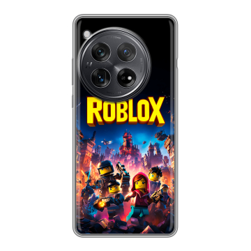 Силиконовый чехол на OnePlus 12 с принтом Roblox Роблокс