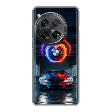 Силиконовый чехол на OnePlus 12 с принтом BMW БМВ