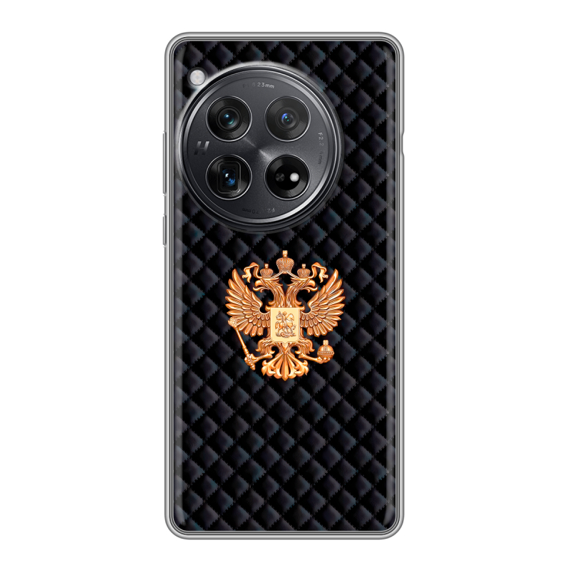 Силиконовый чехол на OnePlus 12 с принтом Герб России принт Силиконовый чехол на OnePlus 12 с принтом Герб России принт