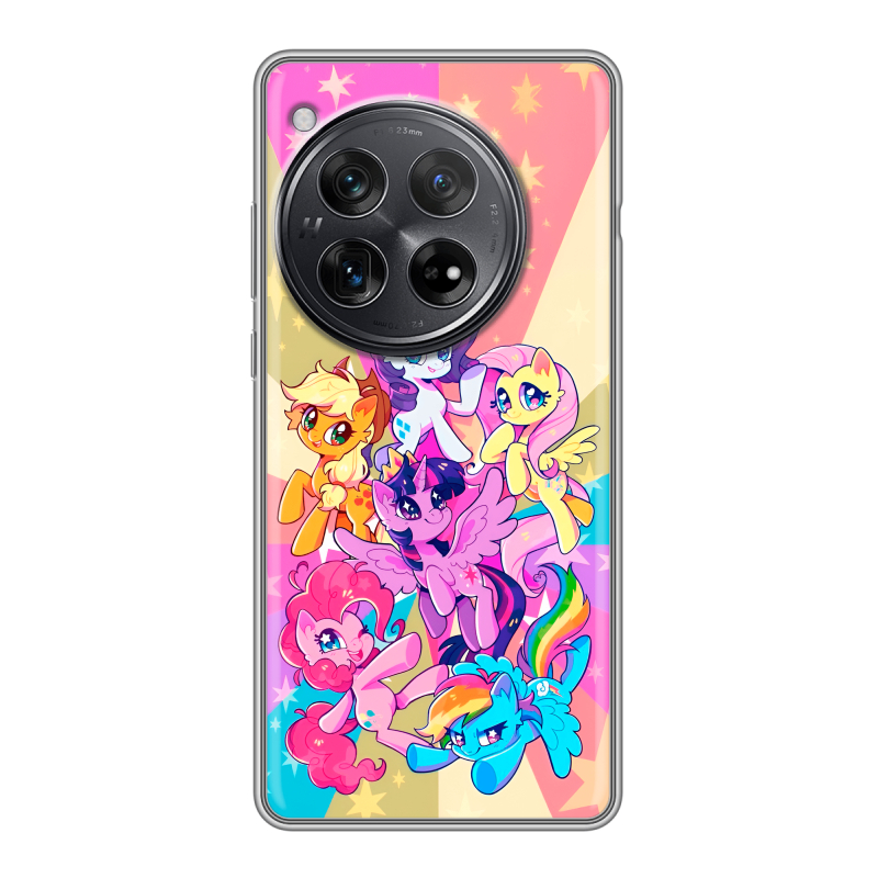 Силиконовый чехол на OnePlus 12 с принтом My little pony Дружба чудо Силиконовый чехол на OnePlus 12 с принтом My little pony Дружба чудо