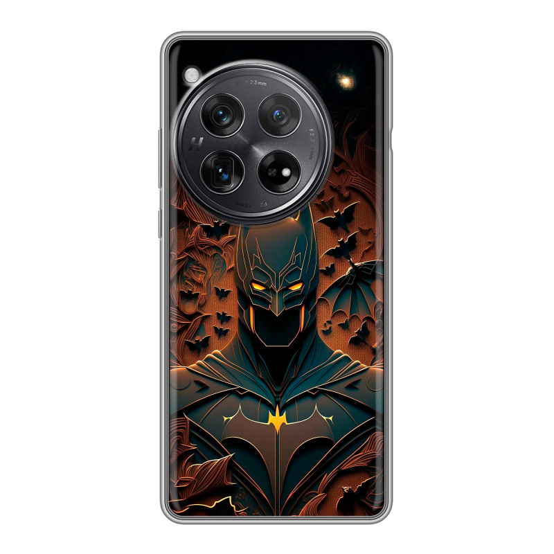 Силиконовый чехол на OnePlus 12 с принтом Batman Бэтмен Силиконовый чехол на OnePlus 12 с принтом Batman Бэтмен
