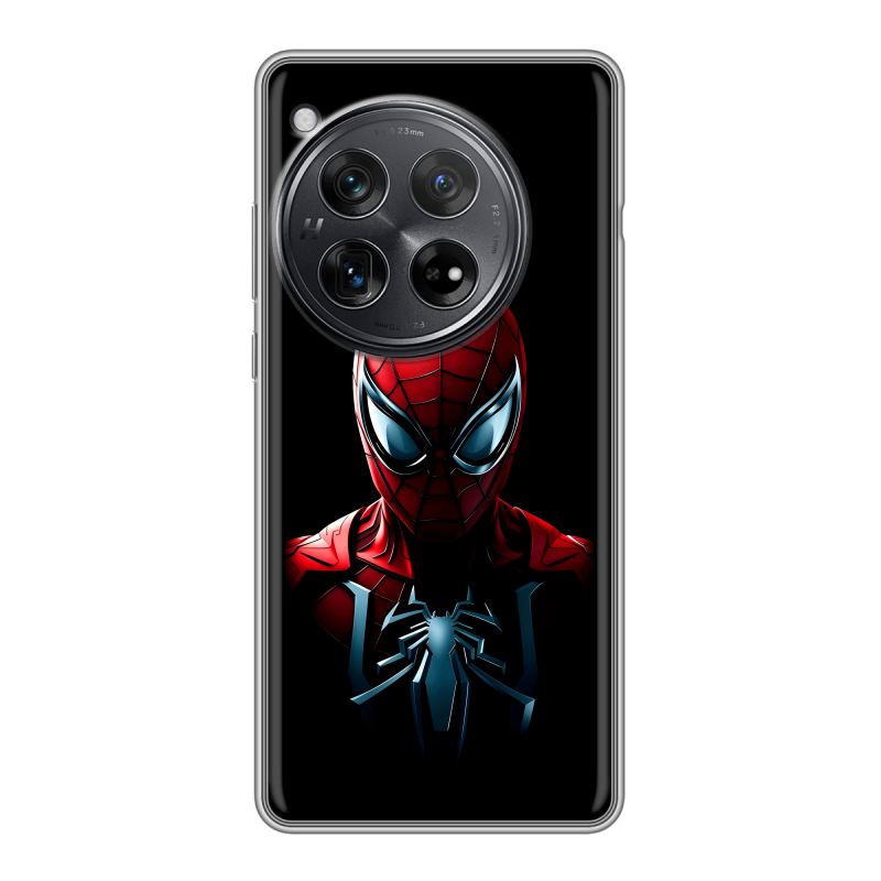 Силиконовый чехол на OnePlus 12 с принтом Spiderman Человек паук Силиконовый чехол на OnePlus 12 с принтом Spiderman Человек паук
