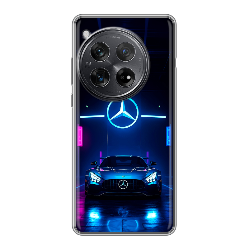 Силиконовый чехол на OnePlus 12 с принтом Mercedes Мерседес Силиконовый чехол на OnePlus 12 с принтом Mercedes Мерседес