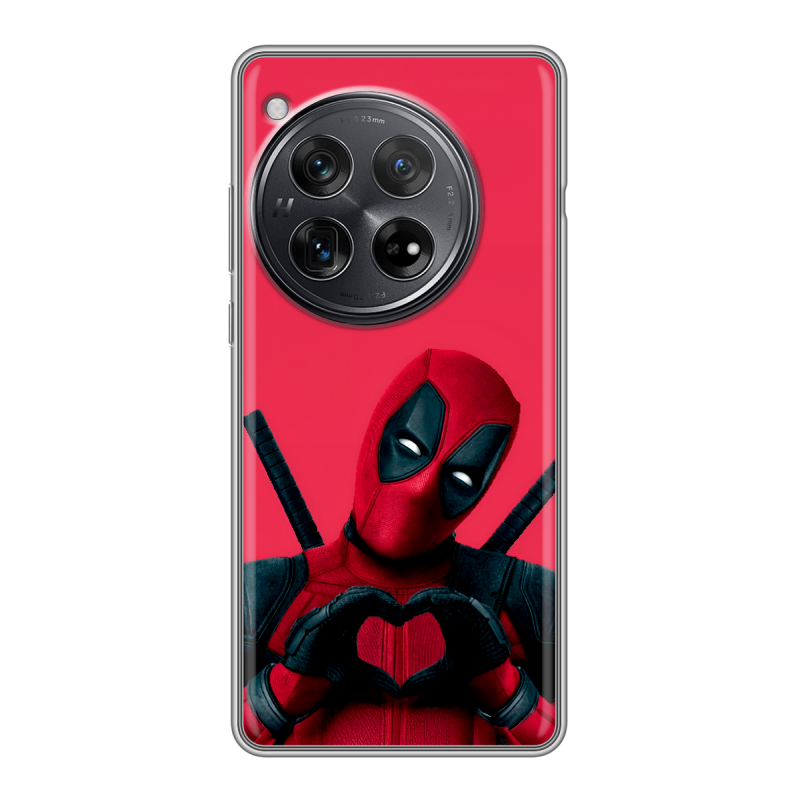 Силиконовый чехол на OnePlus 12 с принтом Дедпул Deadpool Силиконовый чехол на OnePlus 12 с принтом Дедпул Deadpool