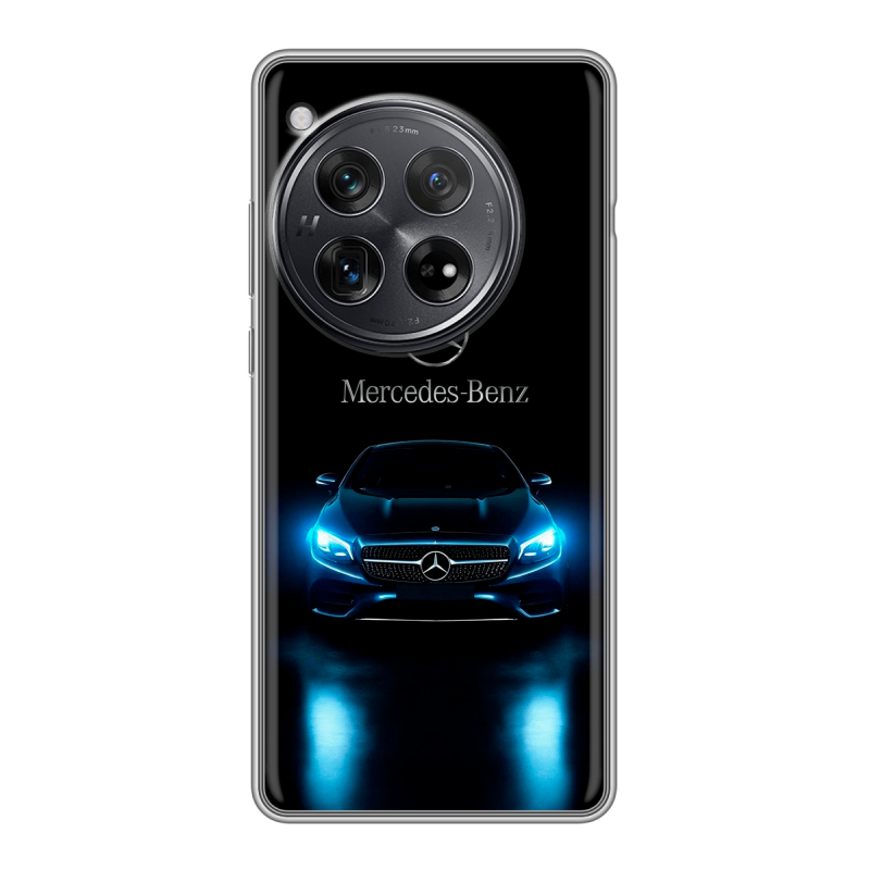 Силиконовый чехол на OnePlus 12 с принтом Mercedes Мерседес Силиконовый чехол на OnePlus 12 с принтом Mercedes Мерседес
