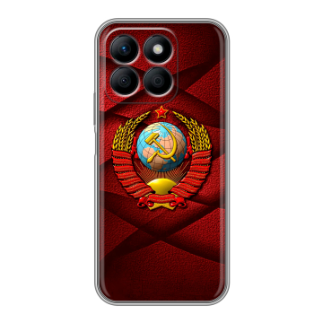 Силиконовый чехол на Honor X8b с принтом Герб СССР Силиконовый чехол на Honor X8b с принтом Герб СССР