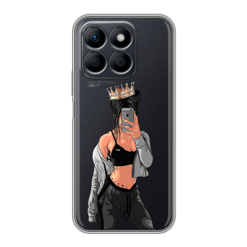 Силиконовый чехол на Honor X8b с принтом Женские принты Силиконовый чехол на Honor X8b с принтом Женские принты