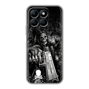 Силиконовый чехол на Honor X8b с принтом Скелет Силиконовый чехол на Honor X8b с принтом Скелет