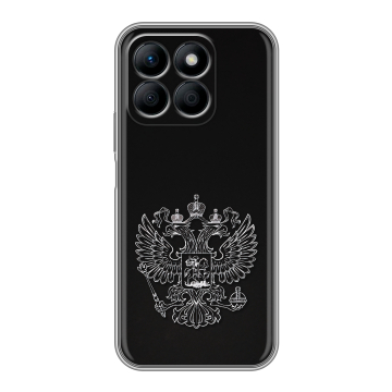 Силиконовый чехол на Honor X8b с принтом Герб России Силиконовый чехол на Honor X8b с принтом Герб России
