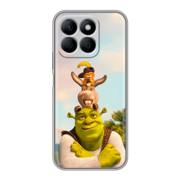 Силиконовый чехол на Honor X8b с принтом Шрек Shrek