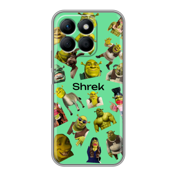Силиконовый чехол на Honor X8b с принтом Шрек Shrek