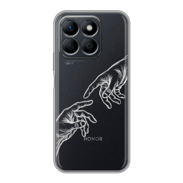 Силиконовый чехол на Honor X8b с принтом Сотворение мира