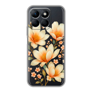 Силиконовый чехол на Honor X8b с принтом Цветы