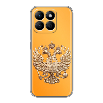 Силиконовый чехол на Honor X8b с принтом Герб Флаг России