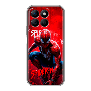 Силиконовый чехол на Honor X8b с принтом Spiderman Человек паук