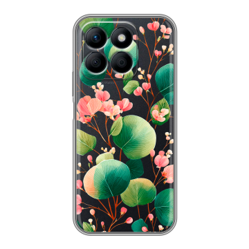 Силиконовый чехол на Honor X8b с принтом женский