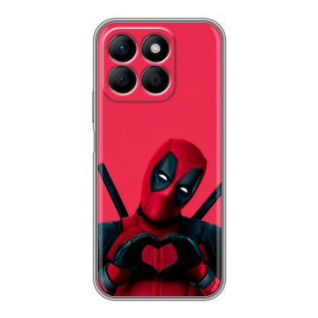 Силиконовый чехол на Honor X8b с принтом Дедпул Deadpool