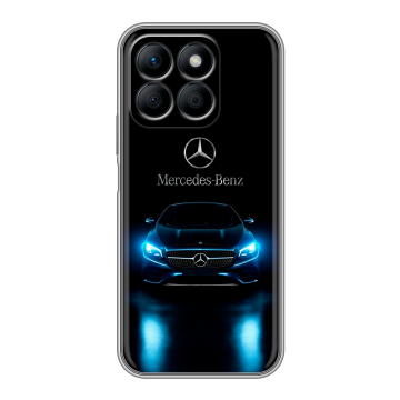 Силиконовый чехол на Honor X8b с принтом Mercedes Мерседес Силиконовый чехол на Honor X8b с принтом Mercedes Мерседес