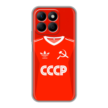 Силиконовый чехол на Honor X8b с принтом Флаг Герб СССР